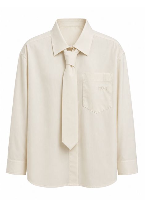 Camicia con cravatta MSGM KIDS | F6MSJGSI114013